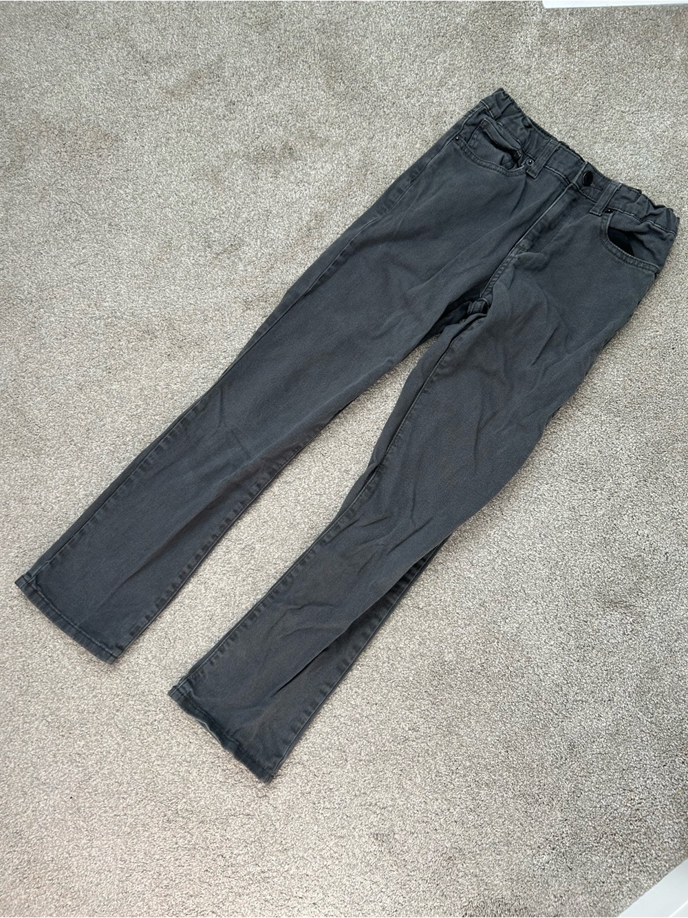 Boy’s U.S. Polo Assn. Grey Casual Pants with Elastic Waist
